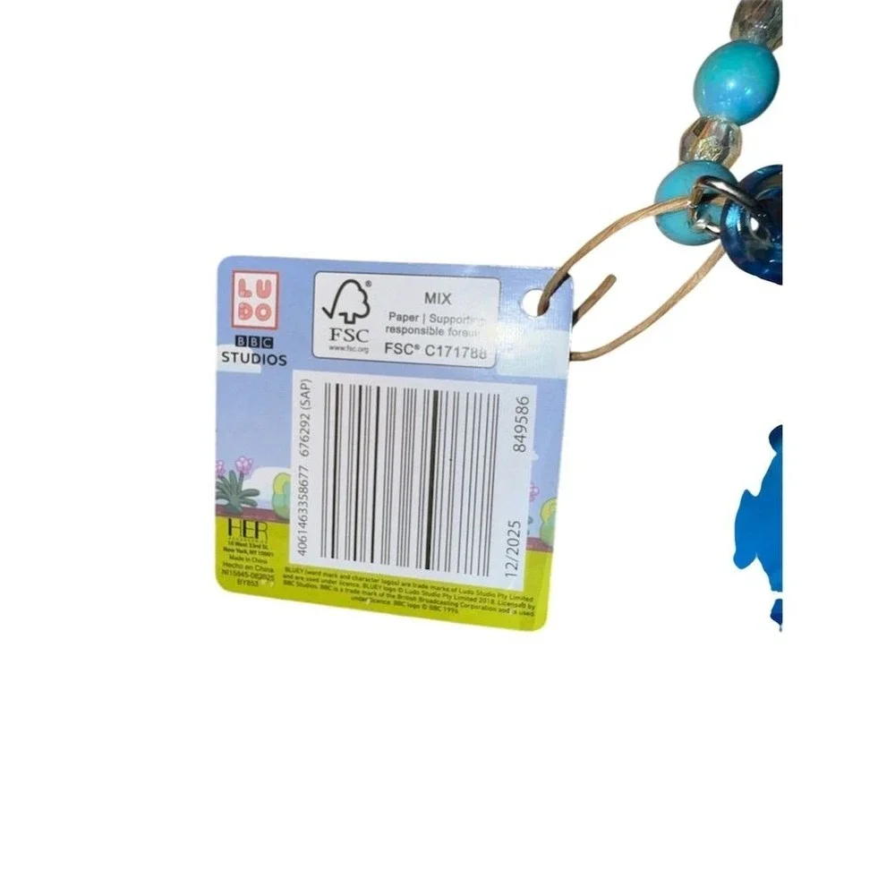 Bluey Hair Accessory Set for Girls - Clips, Claws‎ & Elastics